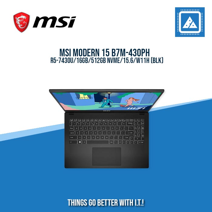 MSI MODERN 15 B7M-430PH R5-7430U/16GB/512GB NVME/15.6/W11H / BEST FOR STUDENTS AND FREELANCERS LAPTOP MSI MODERN 15 B7M-430PH R5-7430U/16GB/512GB NVME/15.6/W11H / BEST FOR STUDENTS AND FREELANCERS LAPTOP